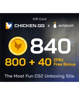 Chicken.GG 800 + 40 FREE Tokens Key GLOBAL